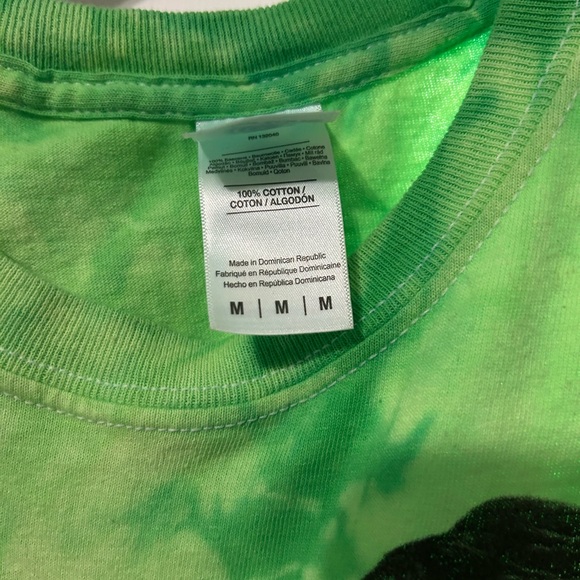 Jonas Brothers Green Tie Dye Tour Tshirt - Picture 3 of 3